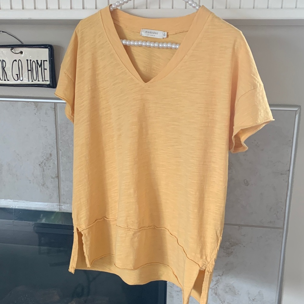 Modosoc Los Angeles Yellow SS Top Size XS